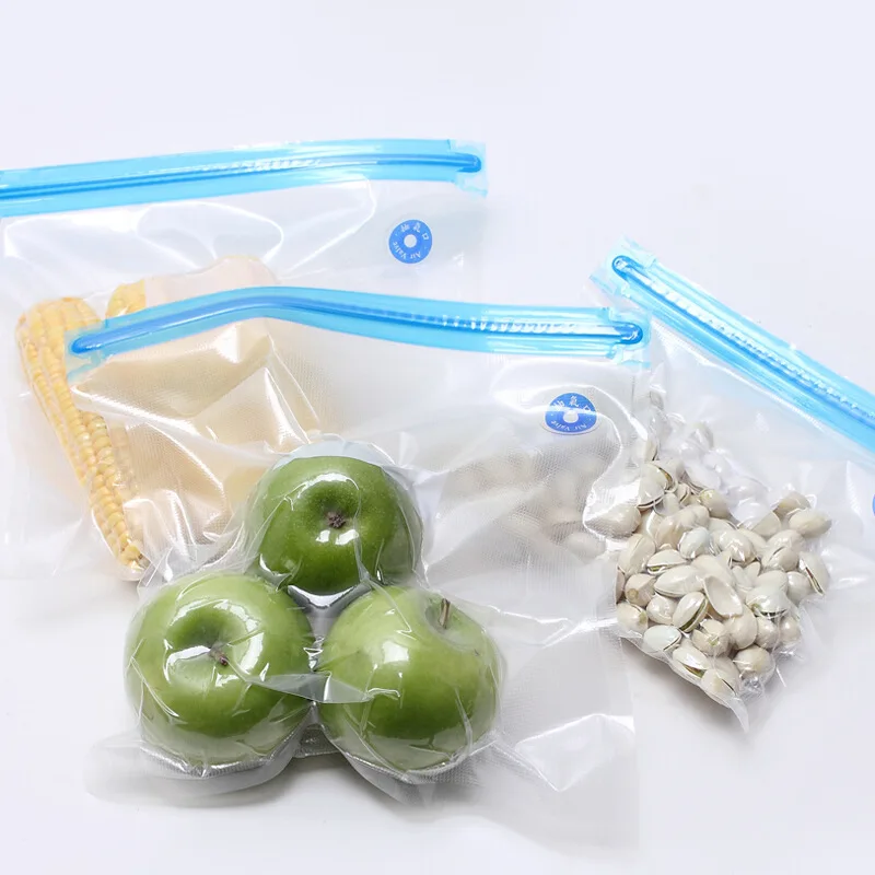 Reusable Vacuum Sealing Storage Bags Kit Zip Packing Packed Bag