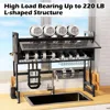 Dish Drying Rack Kitchen Over The Sink Drying Rack Adjustable Stainless Steel Bowls And Cutlery Drainers Organizer For Kitchen 5