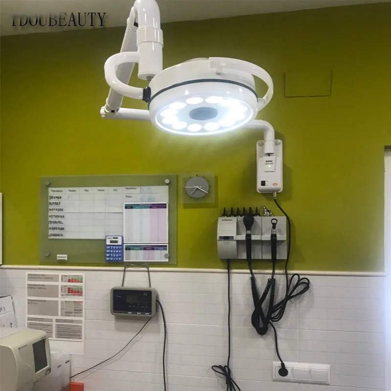 Tanie 2023 nowy TDOUBEAUTY 36W naścienny LED chirurgiczne egzamin światła Dental lampa bezcieniowa sklep
