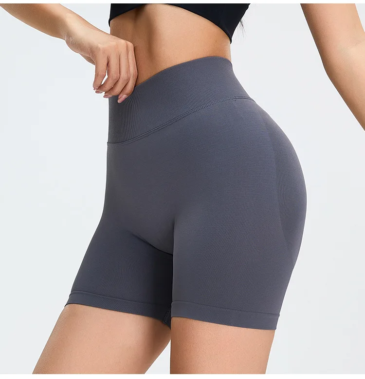 Dynamic Womens Scrunch Bum Shorts Seamless Workout Sports Wear Squat Proof  Short Leggings Stretchy Fitness Gym Ribbed High Waist - AliExpress