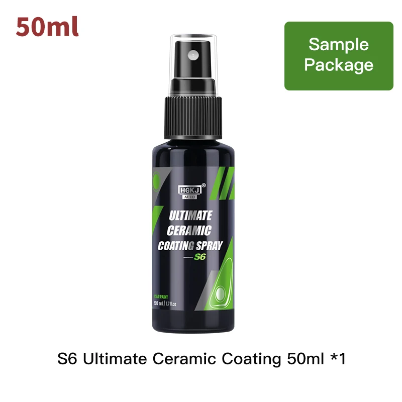 S6 Nano Ceramic Car Coating Quick Detail Spray-Extend Protection of Waxes Sealants Coatings Quick Waterless Paint Care HGKJ meguiars scratchx Paint Care & Polishes