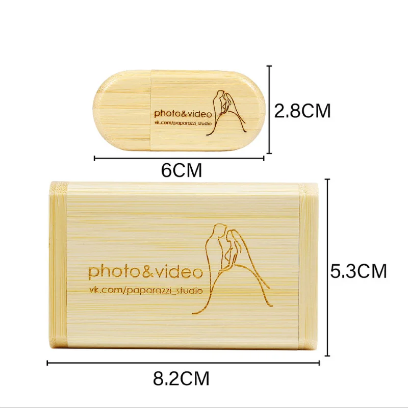 10개입/세트 무료 로고 인쇄 나무 USB 2.0 우드 USB 플래시 드라이브 펜드라이브 4GB 8GB 16GB 32GB 64GB 메모리 스틱 웨딩용 도매