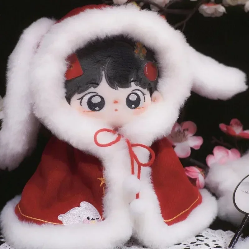 20cm cotton doll winter clothing cape winter doll clothing has no attributes 3