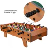 Football Table Mini Football Table Game Footballs Score Keepers Wood Soccer Table Top for Kids Family Night Parties Game Rooms 4