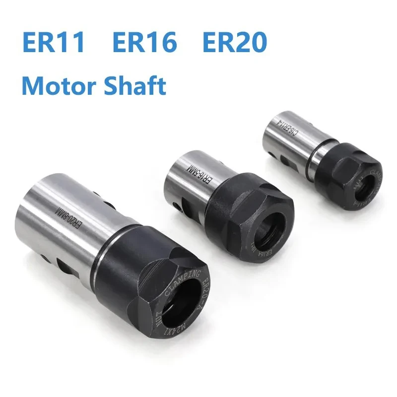 ER8 ER11 ER16 ER20 C10 C16 C20 C25 Tool Holder Motor Shaft Post Spindle 6mm 8mm 5mm 10mm for ER Tool Holder Engraving Machine spring collet tool holder collet chuck lathe tool holder spring collet chuck collet chuck holder engraving collet chuck collet block holder
