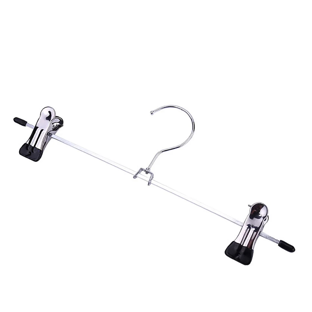 10pcs Stainless Steel Clothes Hanger Practical Drying Rack Heavy Duty Multi-function Durable Creative Exquisite with Swivel Hook 3