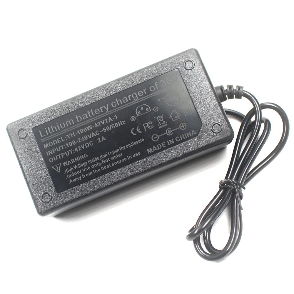 E Bike Littium Battery Smart Charger 29.4V 2A / 42V 2A / 54.6V 2A Hoverboard Dc Plug Xlr 3P 18Mm Per 24V 36V 48V Ebike Scooter