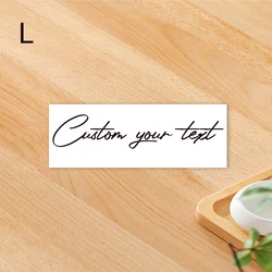 Personalized Custom Text Temporary Tattoos - Customizable Fake Tattoo Stickers - 6patterns (L)