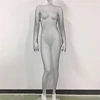 Shiny Rhinestones Grid Fishnet Dress Long Sleeve O-Neck Hollw Out 2024 Summer Dress Sexy Beach Cover Up Breathable Lady Vestidos 5