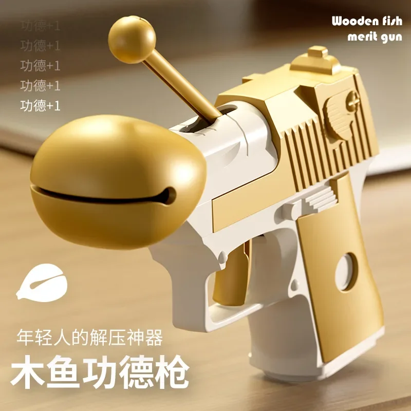

2024 New Wooden Spear Gun Decompression Toy Personalized New And Unique Plastic Toy Prop Boys Creative Toy Gun Christmas Gifts