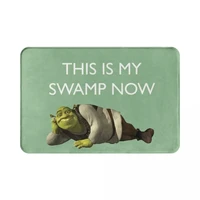 Cartoon Meme Ogre Home Entrance Doormat Decorations Kitchen Hallway Balcony Rugs Living Room Carpet Non-slip Bathroom Foot Pad 1
