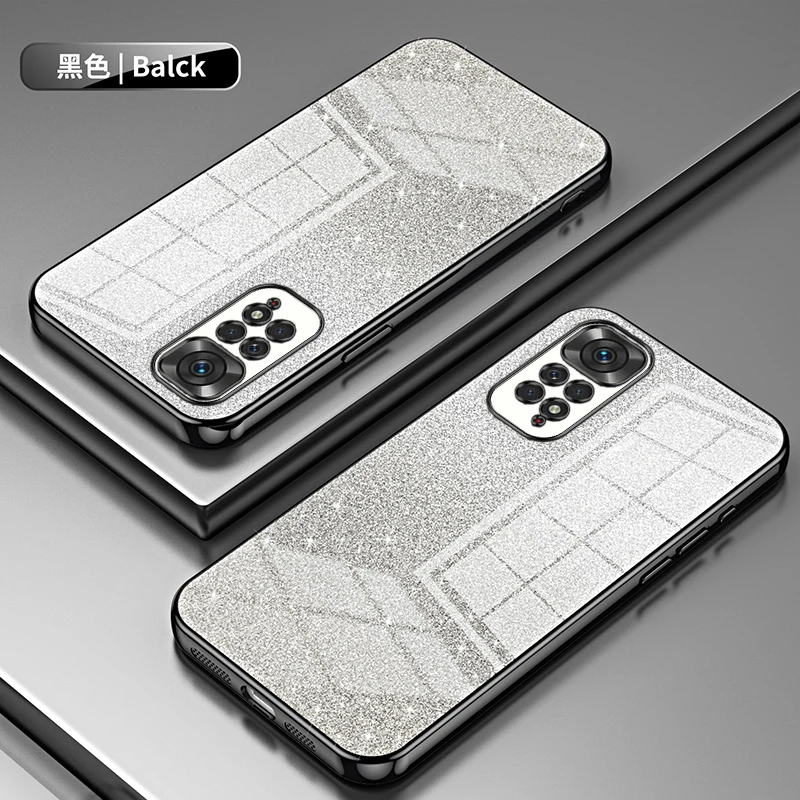 Sparkling Glitter Plating Soft TPU Phone Case - Ultra Slim & Durable Back Cover