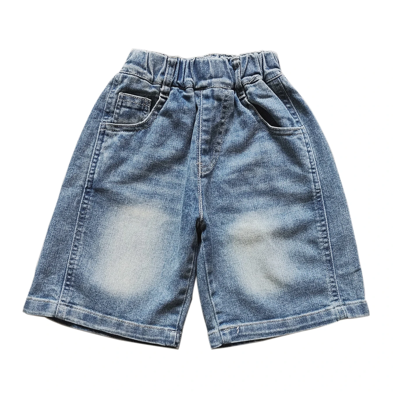 

5094 soft denim shorts summer kids boys shorts jeans