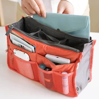Nylon Cosmetic Bags For Women Tote Insert Double Zipper Makeup Bag Toiletries Storage Bag Girl Outdoors Travel Make Up Organizer 1