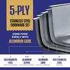 LEGEND COOKWARE 5 Ply Stainless Steel Pots and Pans Set 14-Piece, Induction, Non-Toxic, Oven Safe| Best 18/0 Full Clad 3