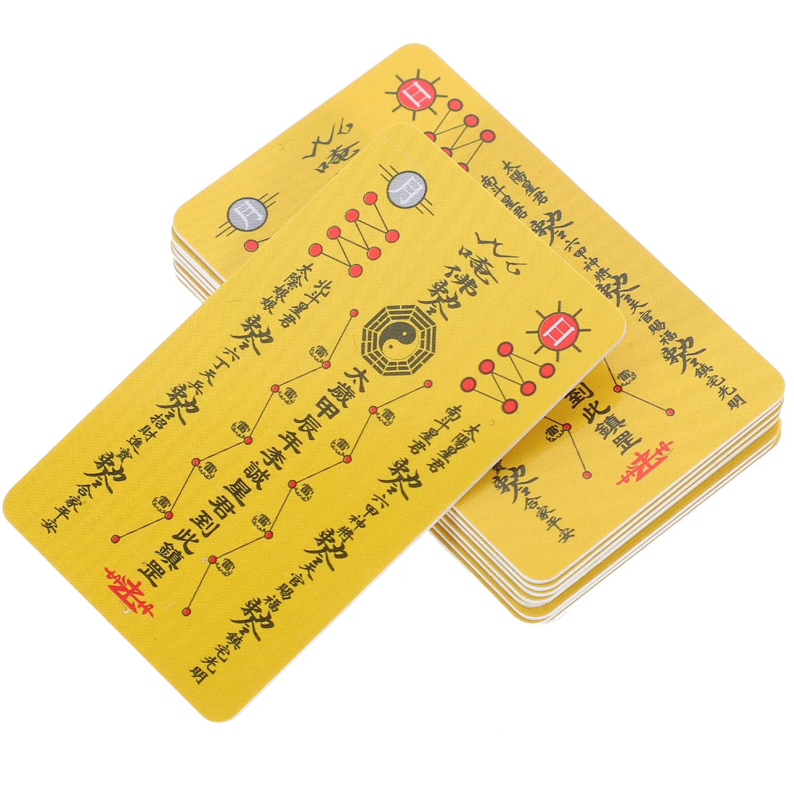 

10pcs Chinese Amulet Taisui Card Taisui Card Chinese Lunar Year Luck Auspicious Protection Cards