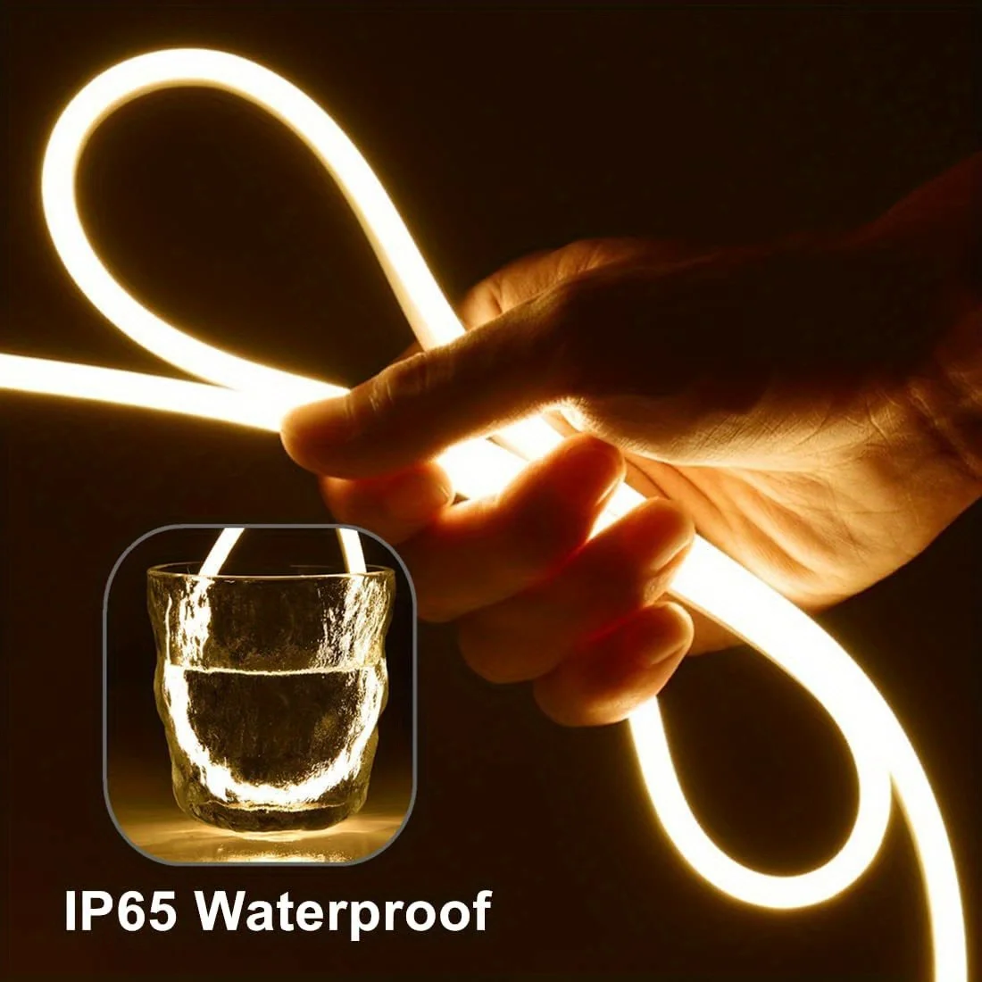 1-5m Neon Led Strip Light Motion Sensor Dimmer Switch Control Flexible Neon Sign Outdoor Lamp Waterproof Tape Rope Home Decor 3