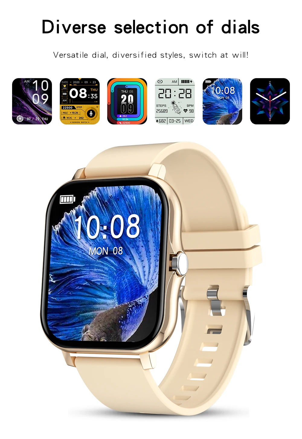 xiaomi Smartwatch Sleep Monitor 2022 Smart Watch Men Women Fitness Tracker Music Control Watches For IOS Iphone Xiaomi Huawei