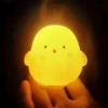 Cute Cartoon Chicken Night Light Bedroom Decoration Animal Night Light Christmas Gifts For Kids Room Bedside Sleeping Lamp Toys 1