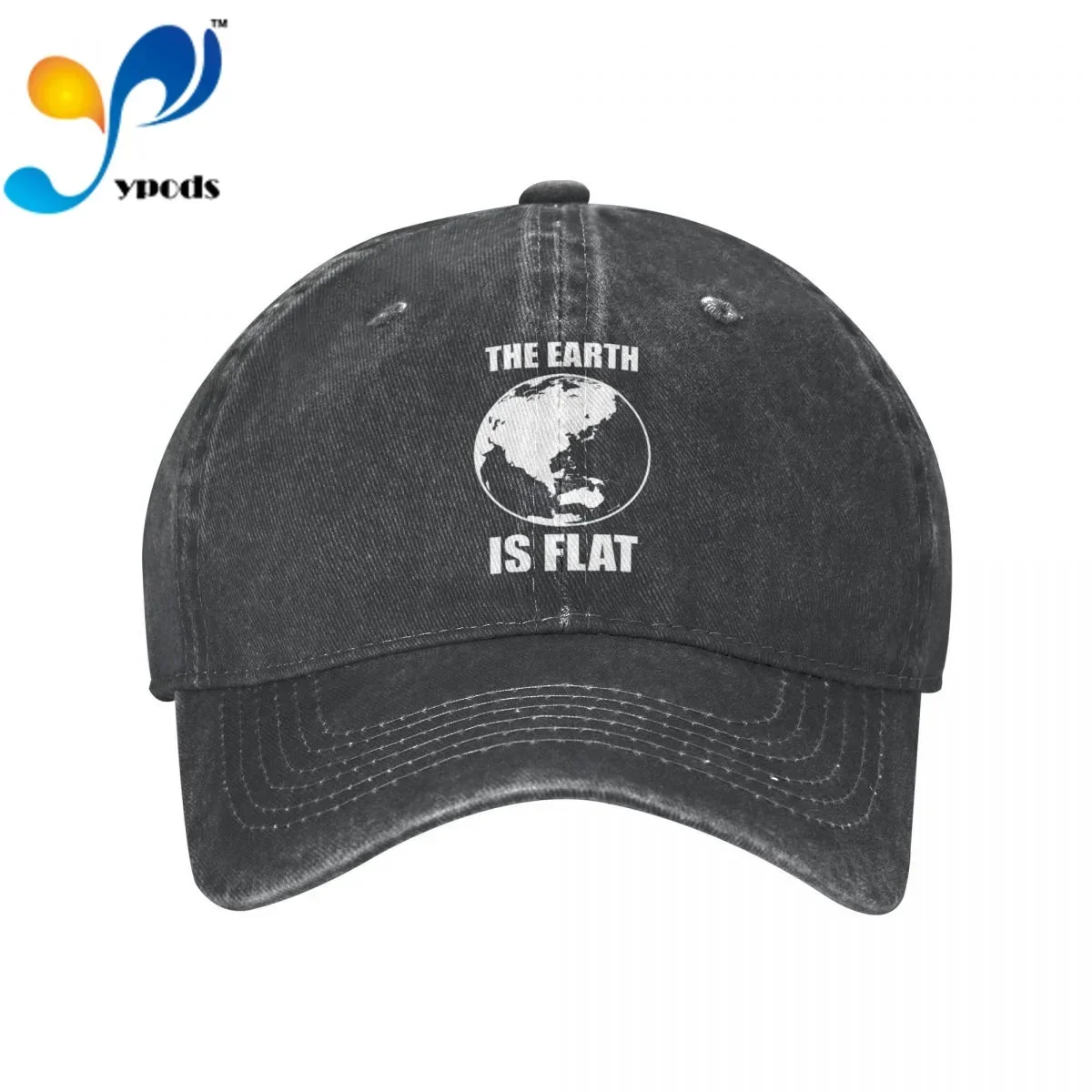 

New Brand Anime Earth Is Flat Snapback Cap Cotton Baseball Cap Men Women Hip Hop Dad Hat Trucker