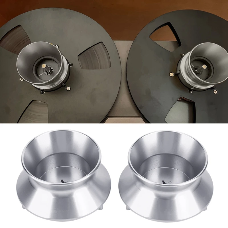 알루미늄 합금 NAB 허브 어댑터, Studer Revox 오픈 디스크용, 범용 로딩, 10 인치 오프너, 1 쌍