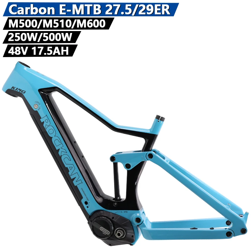 Carbon Electric Bike Frame 27.5/29ER Ebike Frame 250W 500W Motor M510