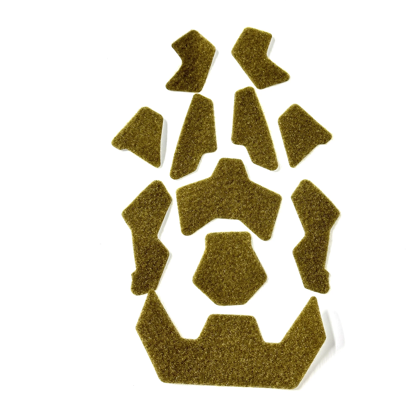 11Pcs Tactical Helmet Magic Sticker Airsoft Helmet Patches Hook and Loop Sticky for FAST High-Cut Accessories