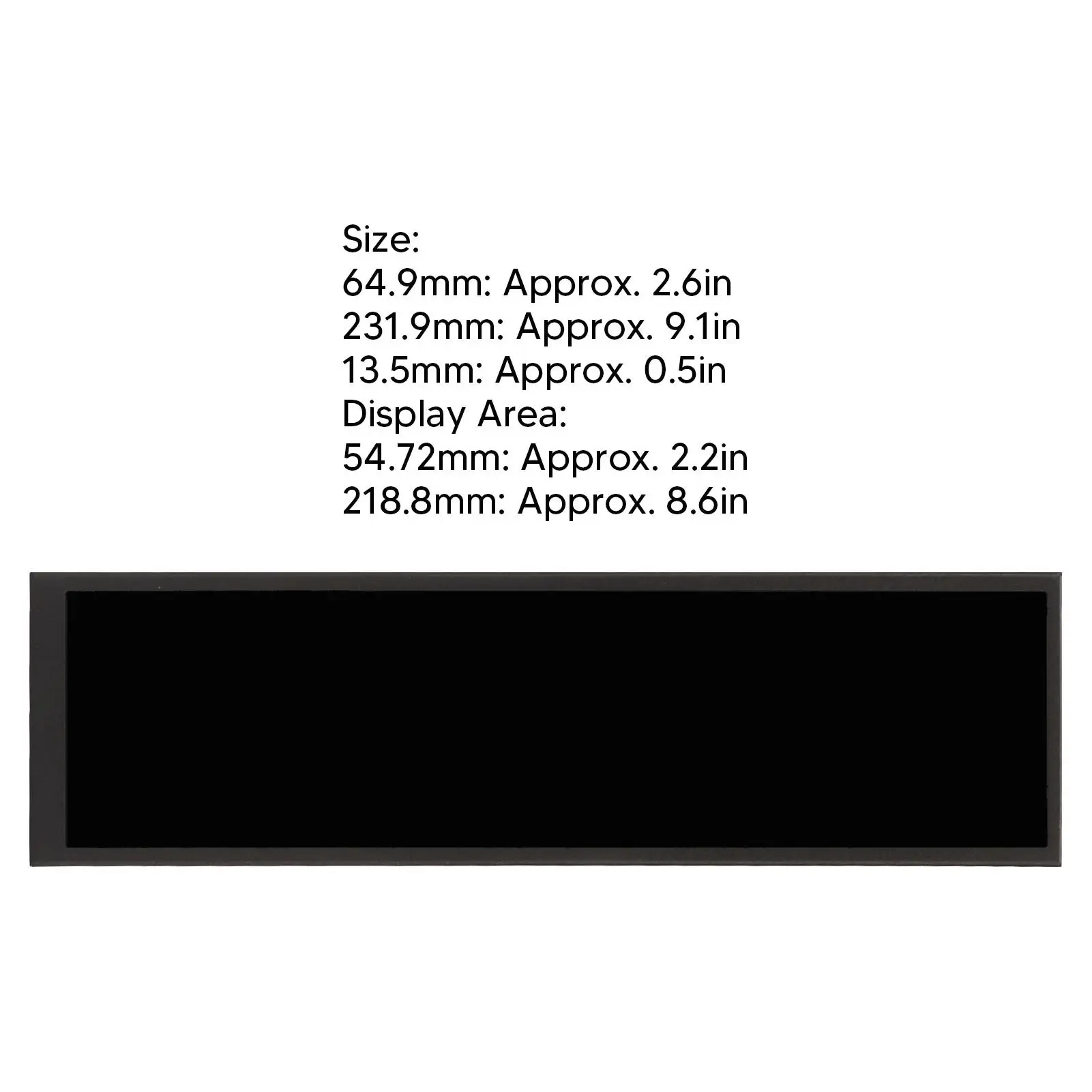 8.8 ġ ũ  480x1920 LCD HD  ũ, Ʈ PC ޴ ޴ ǻ г