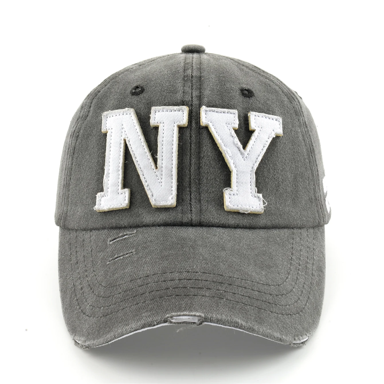 Unisex NewYork bestickte Baseballkappe für Herren, Vintage-Stil, Papa-Hüte für Damen, verstellbar, für den Außenbereich, vier Jahreszeiten, Sonnenschutz, Strandkappe – Detail 15