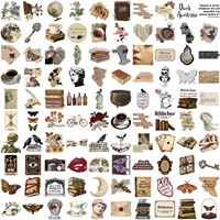 10/50/100PCS Retro Dark Art Aesthetics Stickers Scrapbook Phone Guitar Laptop Notebook Suitcase Waterproof Sticker Decals 6