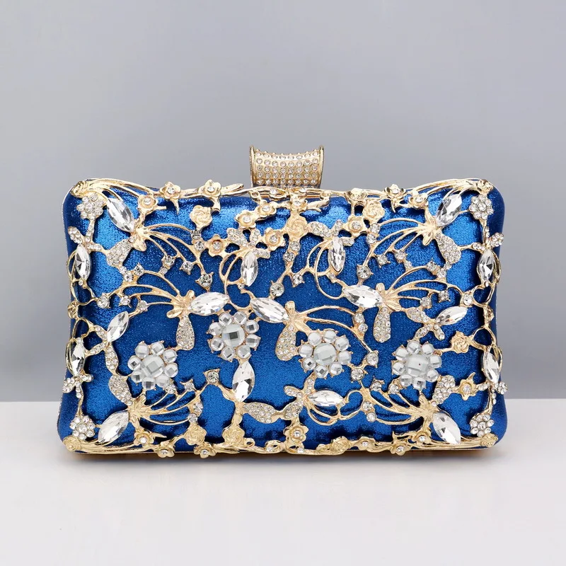 Diamond Studded Women's Female Dinner Tote Party Banquet Messenger Bag Versatile Dress Evening Bolsas Wedding Purses Clutche