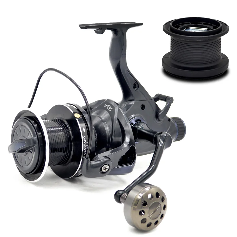 Camekoon Baitfeeder Spinning Reel 10kg Max Drag 7+1 Ball Bearings Dual  Brake System Carp Catfish Fishing Reel - Fishing Reels - AliExpress