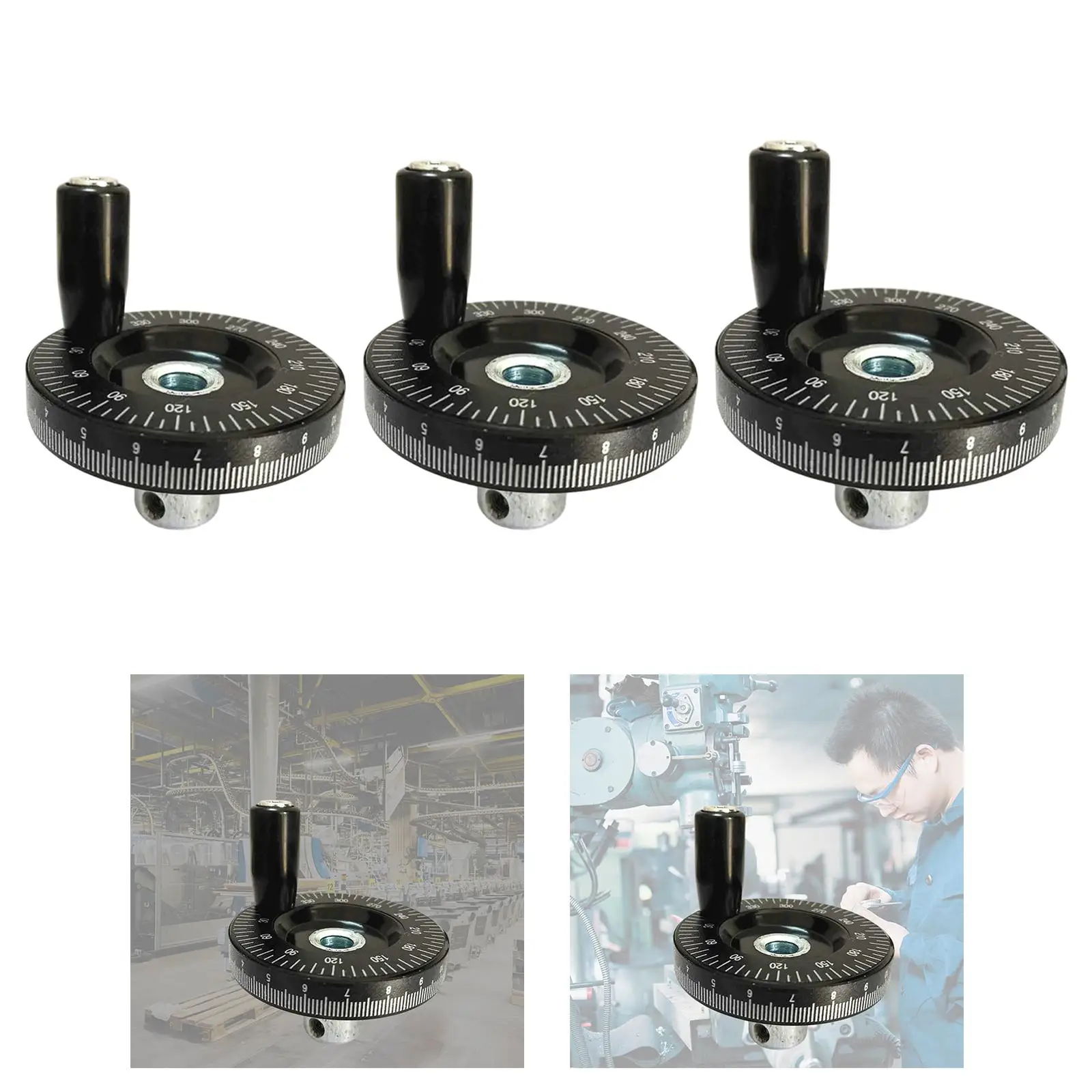 Lathe Bakelite Handwheel Replaces Round Anti Slip for Lathe Grinder Machinery Industrial Machine Tools Grinders cnc handwheel