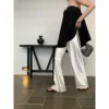 Satin Wide Leg Pants Long Floor Casual Pants Women's Summer 1