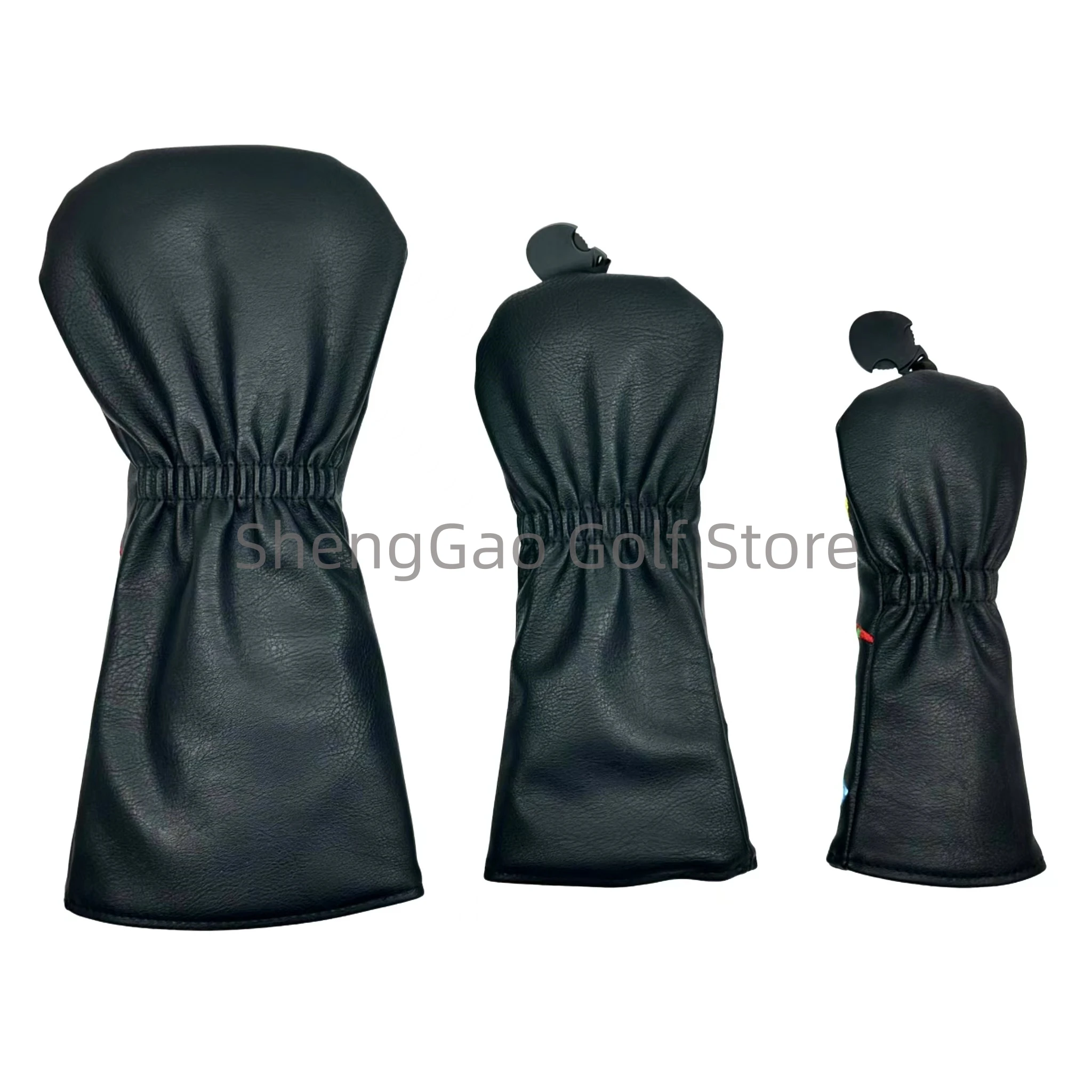 Golf Rocket pattern Head cover Driver Head Covers Fairway Wood Covers Hybrid Putter Cover Pu Leather golf putter head covers golf club head covers