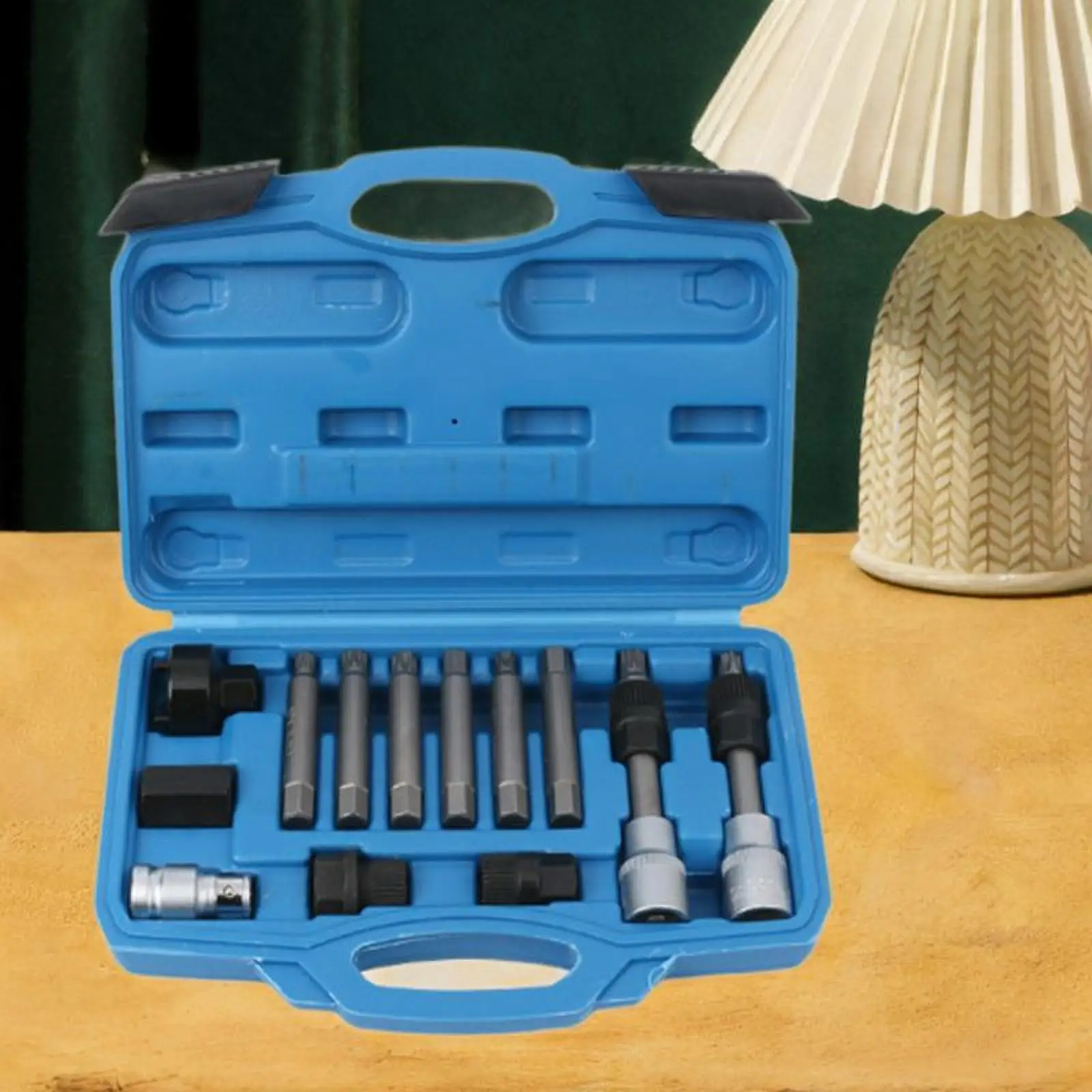 Alternator Pulley Removal Tool Set Heavy Duty Pulley Remover Automotive Mechanic Tools Kit for Vehicle Repair