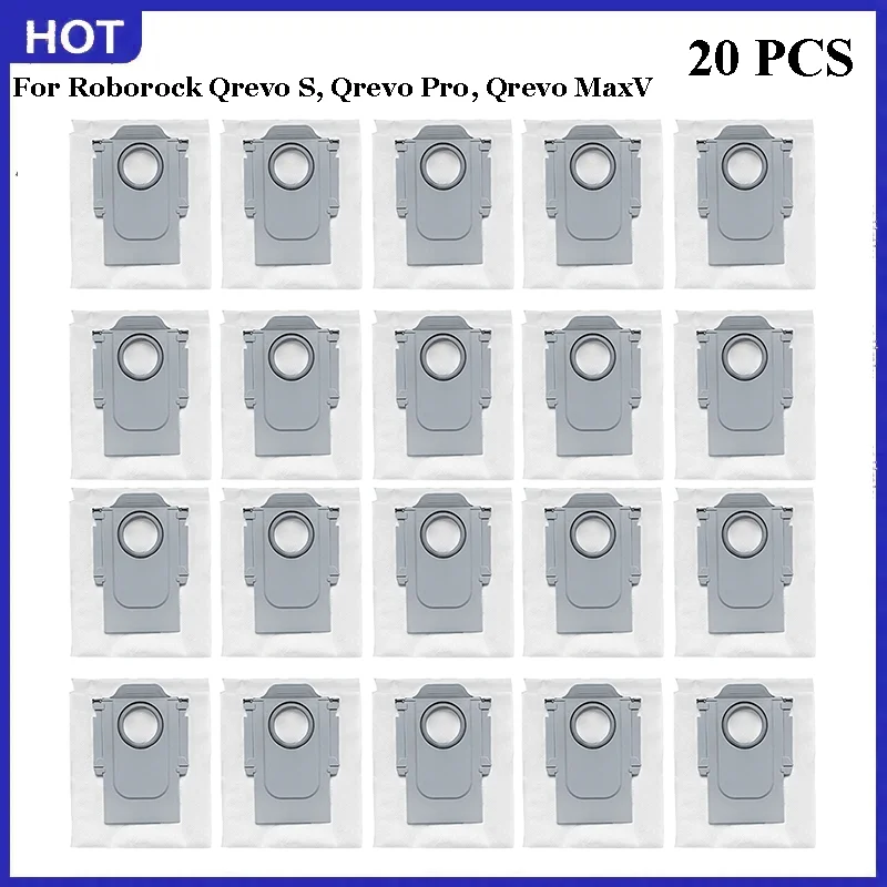 Ricambi Mop Rotante Per Roborock Q Revo - Set 8 Pezzi In Microfibra Per Pulizia - Foto 14