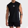 Summer Mens Running Vest Oversized Sports Sleeveless T-shirt Quick Dry Mesh Loose Gym Clothing Bodybuilding Fitness Tank Tops