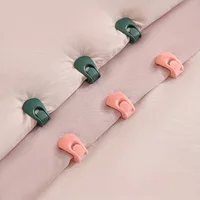 Clips pour drap de lit, 5 pièces, Clips de literie en Nylon Transparent antidérapants réglables à Double Direction, adaptés aux hôpitaux, aux maisons, aux hôtels et aux Spas 5