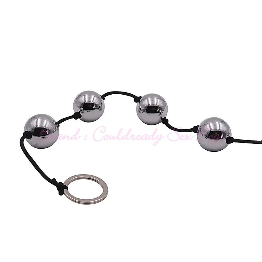 Boules érotiques pondérées en l Geisha Kegel, exercice en métal Ben Wa, perles anales, Plug, jouets sexuels pour adultes pour femmes_voghion.com