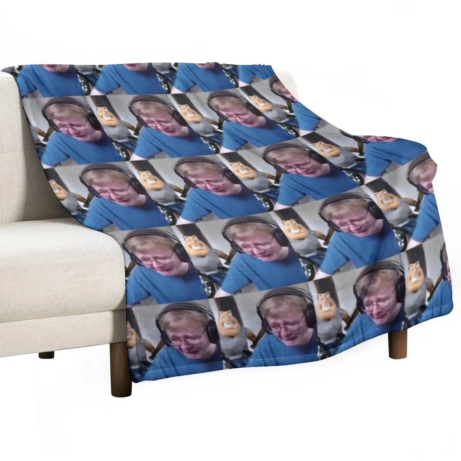 

CallMeCarson Scared Throw Blanket Blankets Sofas Of Decoration fluffy blanket Polar blanket Stuffed Blankets