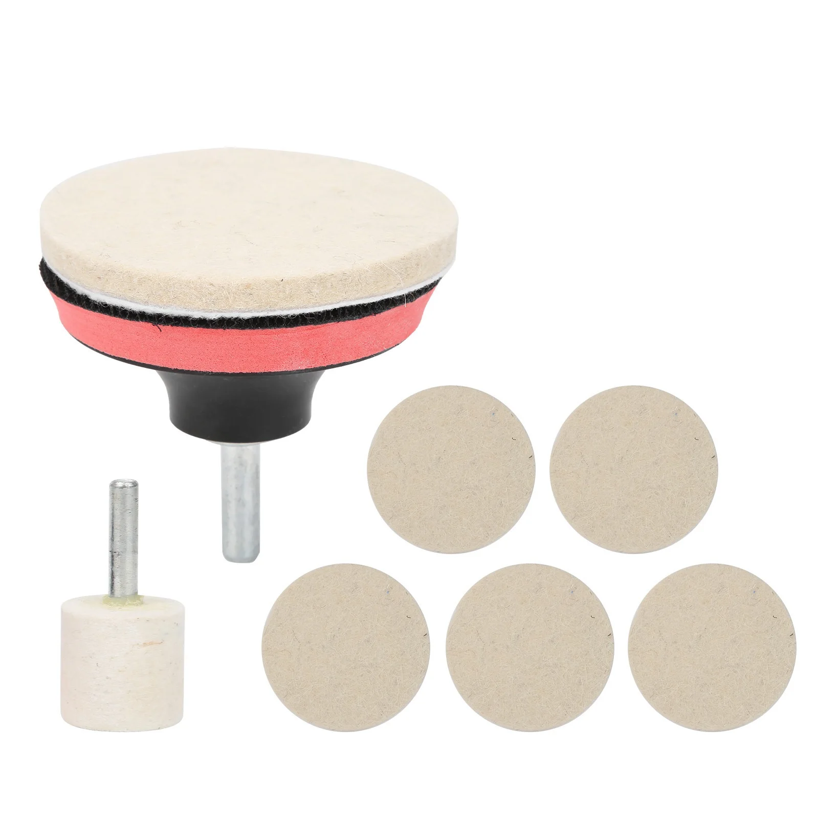 Car Windscreen Glass Scratch Remover 100g Cerium Oxide Powder Polishing Kit Wheels Set Polish Pads 6