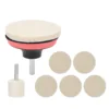 Car Windscreen Glass Scratch Remover 100g Cerium Oxide Powder Polishing Kit Wheels Set Polish Pads 6
