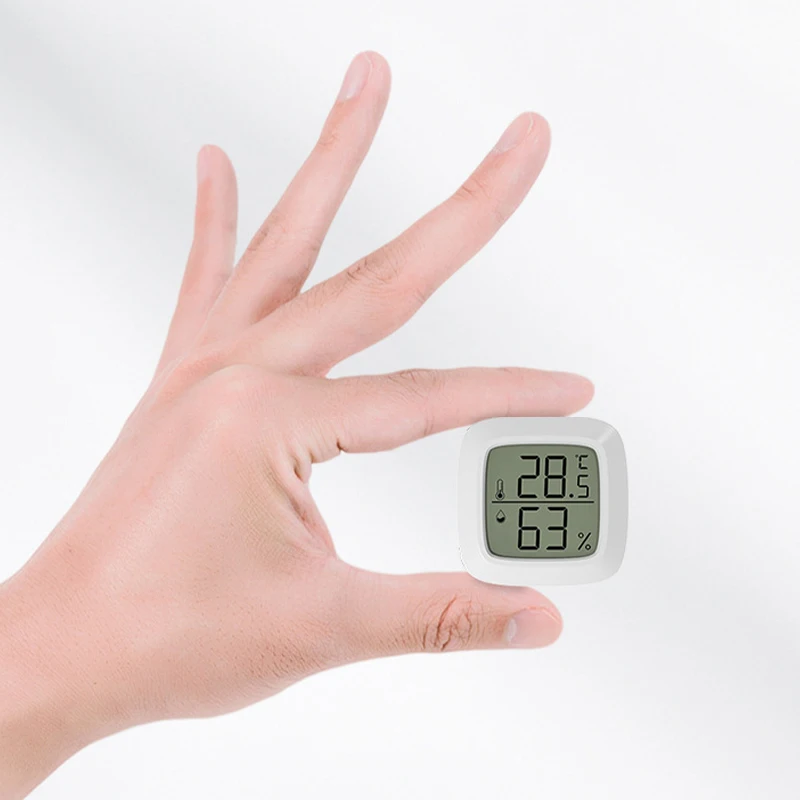 Mini Electronic Digital Thermometer Multi-Function Indoor Household Baby Room Wall-Mounted Room Temperature And Humidity Meter temperature humidity meter
