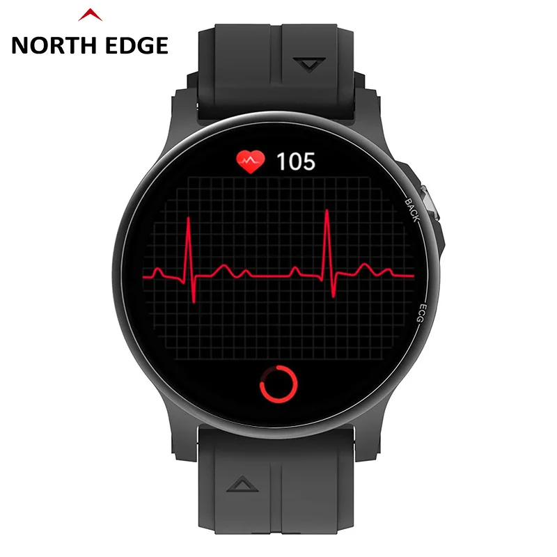 

North Edge Smart Watch For Men ECG Analysis Blood Glucose Detection Pressure Monitoring Health Management Smartwatch Reloj