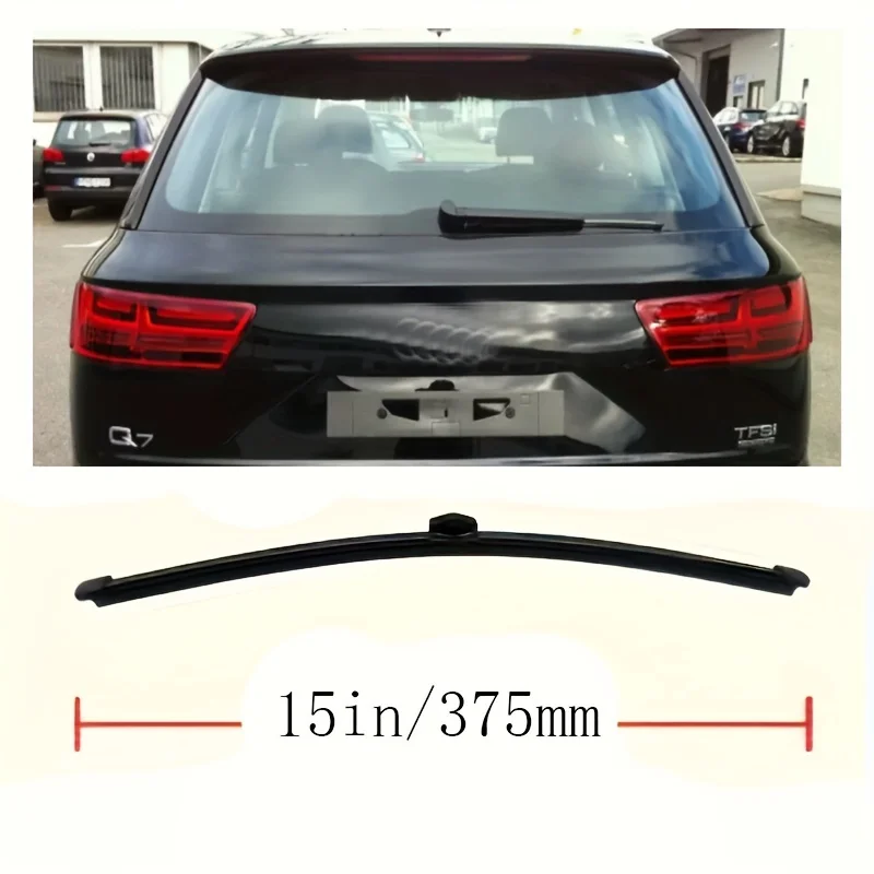 15" Rear Wiper Blade   Windshield Windscreen Clean Tailgate Window Car Rain Brush For Audi Q7 4M MK2 2016 - 2023 2