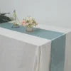 Shiny Satin Table Runner For Wedding Banquet Decoration Cloth Ribbon Table Flags Christmas Birthday Party Restaurant Table Cover 5