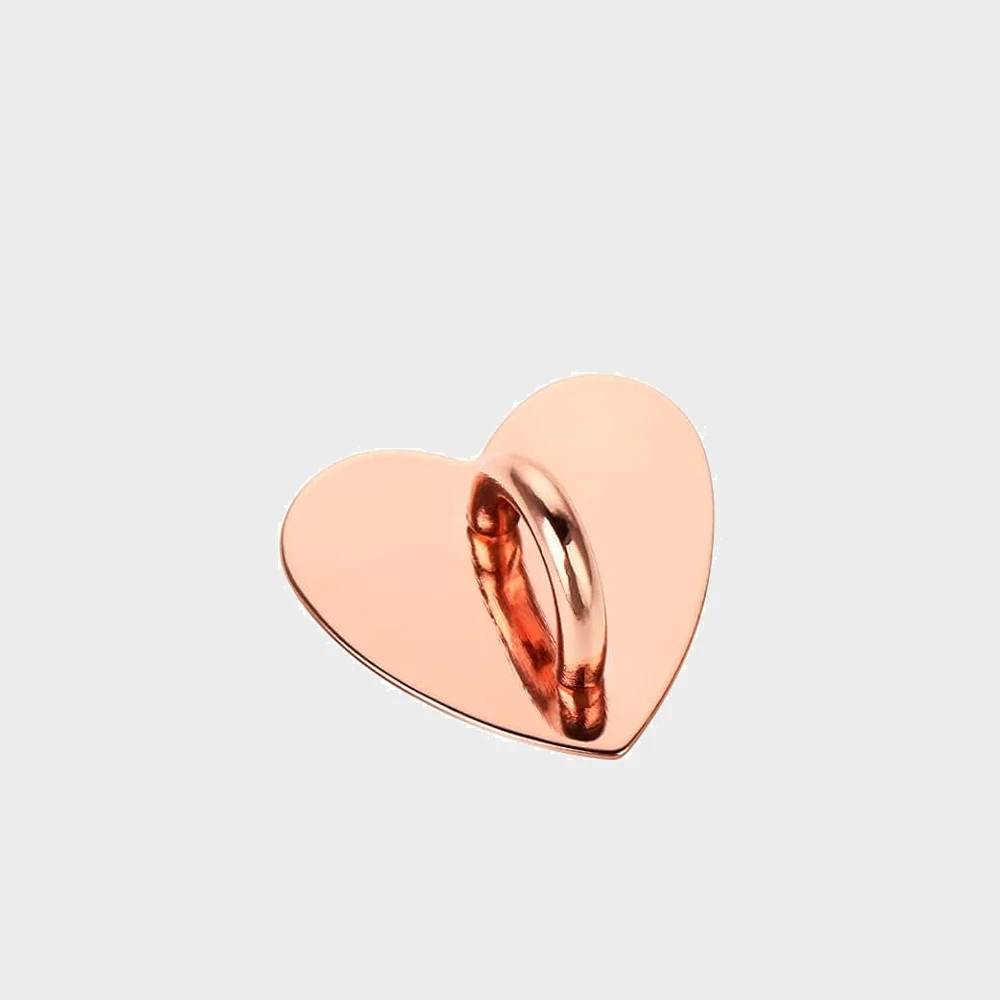 Set of 5 Heart-Shaped Phone Charm Hooks for DIY Phone Cases and Jewelry-Making