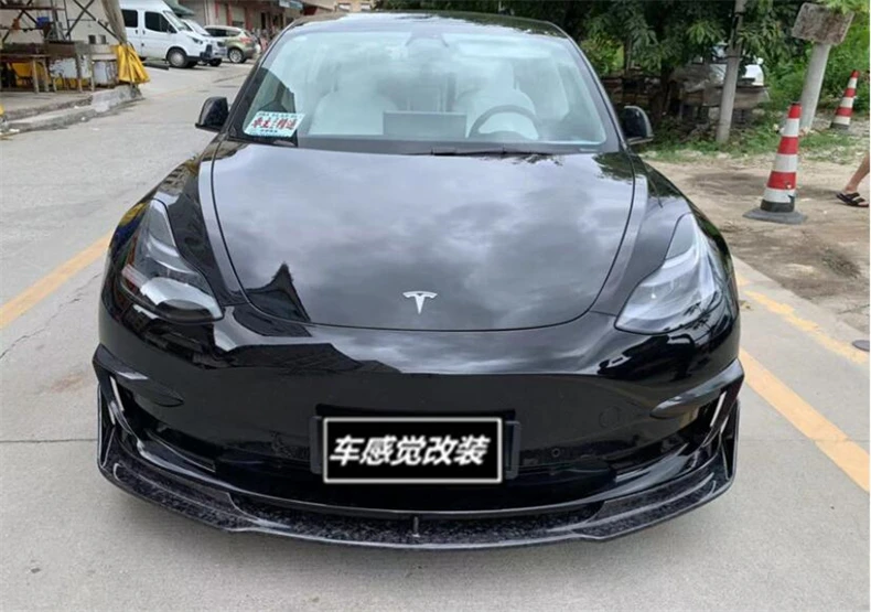 REAL FORGE Carbon Fiber For Tesla Model 3 2019 2020 2021 2022 2023 Front Lip Rear Diffuser Bumper Body Side Skirt Kit Spoiler 42 - Racext REAL FORGE Carbon Fiber For Tesla Model 3 2019 2020 2021 2022 2023 Front Lip Rear Diffuser Bumper Body Side Skirt Kit Spoiler - - Racext 41