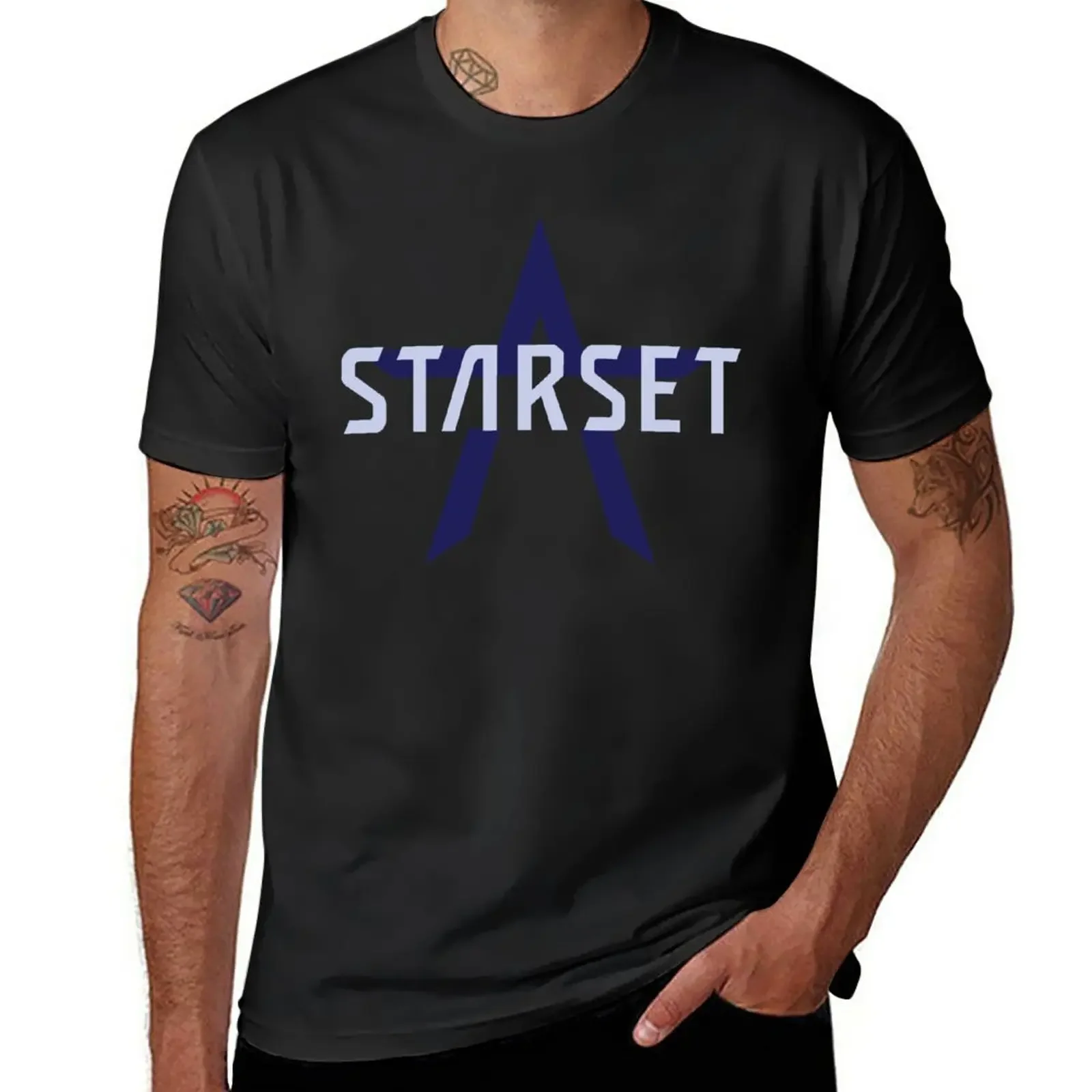 

Starset Divisions logo I T-Shirt quick drying oversized Short sleeve tee men